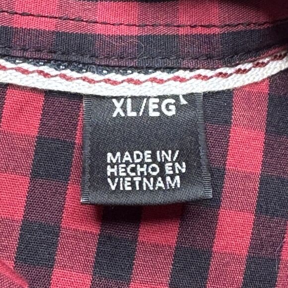 WP Weatherproof Men’s Plaid Shirt XL – Long Sleeve Casual Button-Up - Picture 9 of 12